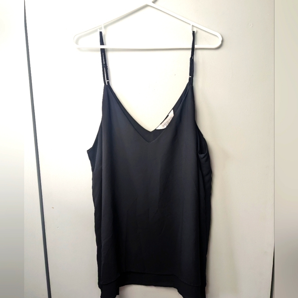 SILKY ADDITION ELLE Camisole size 3X black color in GREAT  used condition